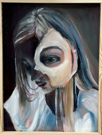 Distorted Truth - a Paint Artowrk by angeline maas